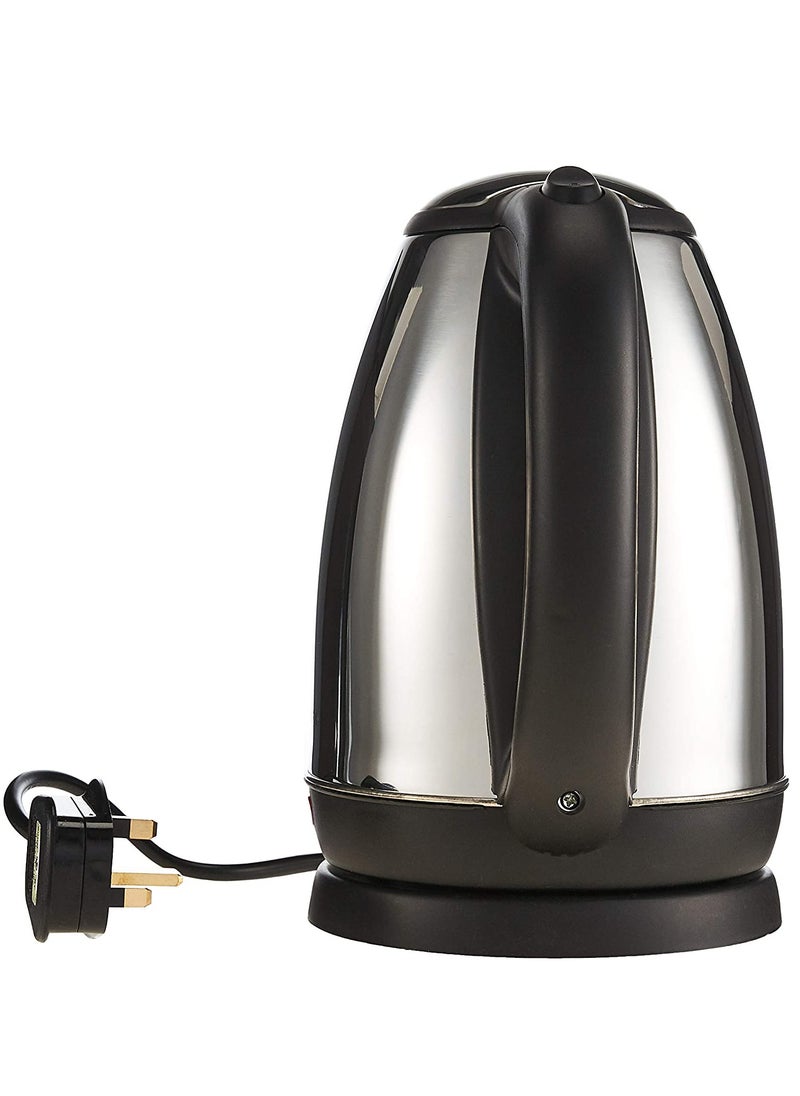 REFURA - 1.8 L Cordless Electric Kettle 1500W RE-11601 - Stainless Steel Kettle w/ Spray Coating, 360-degree Swivel Base, Auto Shutdown, Power On/Off Indicator Light RE-11601 - Image 1