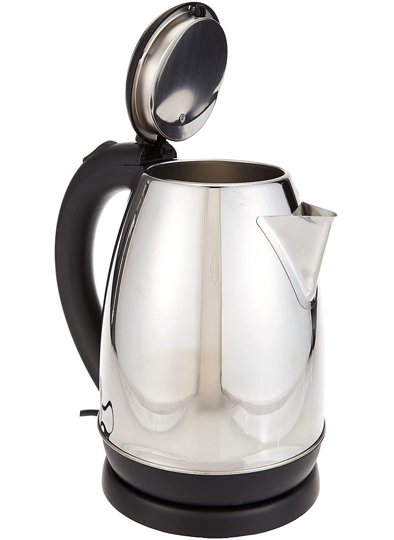 REFURA - 1.8 L Cordless Electric Kettle 1500W RE-11601 - Stainless Steel Kettle w/ Spray Coating, 360-degree Swivel Base, Auto Shutdown, Power On/Off Indicator Light RE-11601 - Image 1