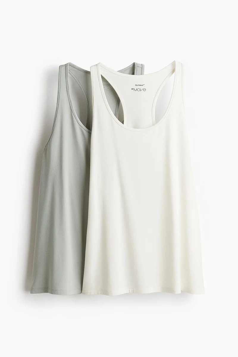 H&M 2-pack DryMove™ sports vest tops