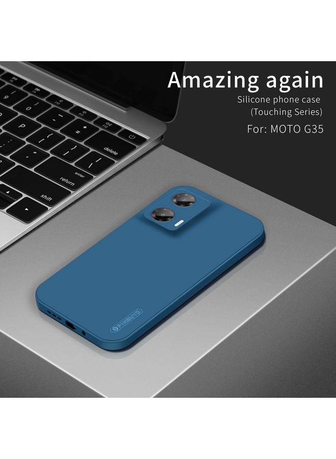 بين دبليو يو واي او جراب لهاتف Motorola Moto G35 Sense Series من السيليكون السائل TPU - Image 4