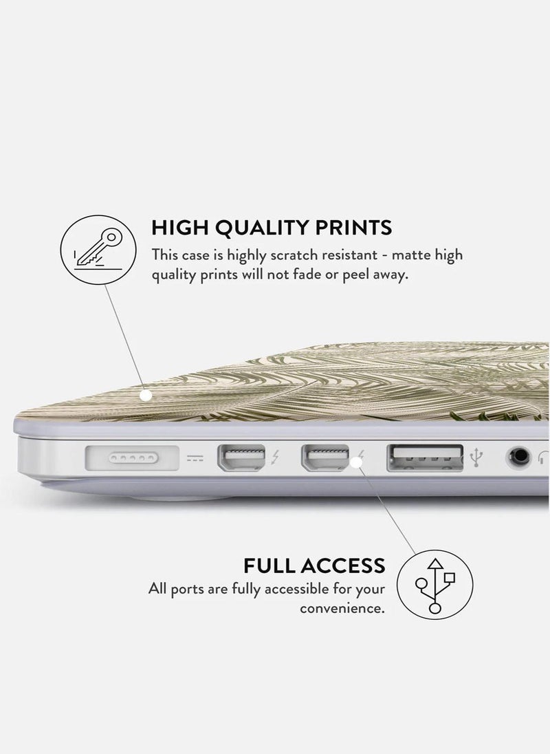 BURGA Apple MacBook Pro 13 Inch Happy Place Protective Premium Hard Case Cover With Retina Display Touch Id Printed Design Hard Shell Laptop Case - Image 5