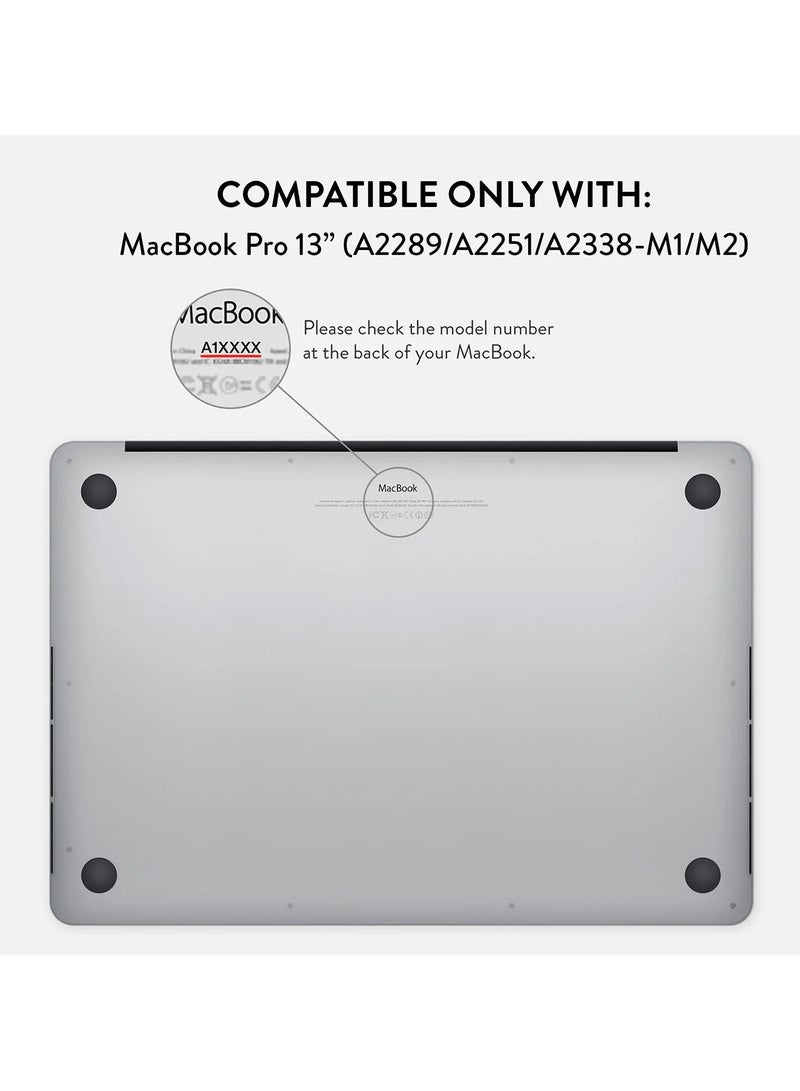 BURGA Apple MacBook Pro 13 Inch Happy Place Protective Premium Hard Case Cover With Retina Display Touch Id Printed Design Hard Shell Laptop Case - Image 2