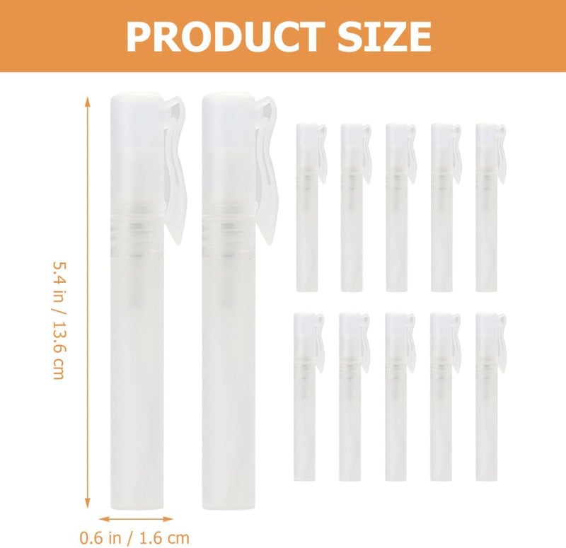 12pcs Small Portable Perfume Spray Bottles 10ml Refillable Travel Size Mini Perfume Atomizers for Travel Use - Image 2