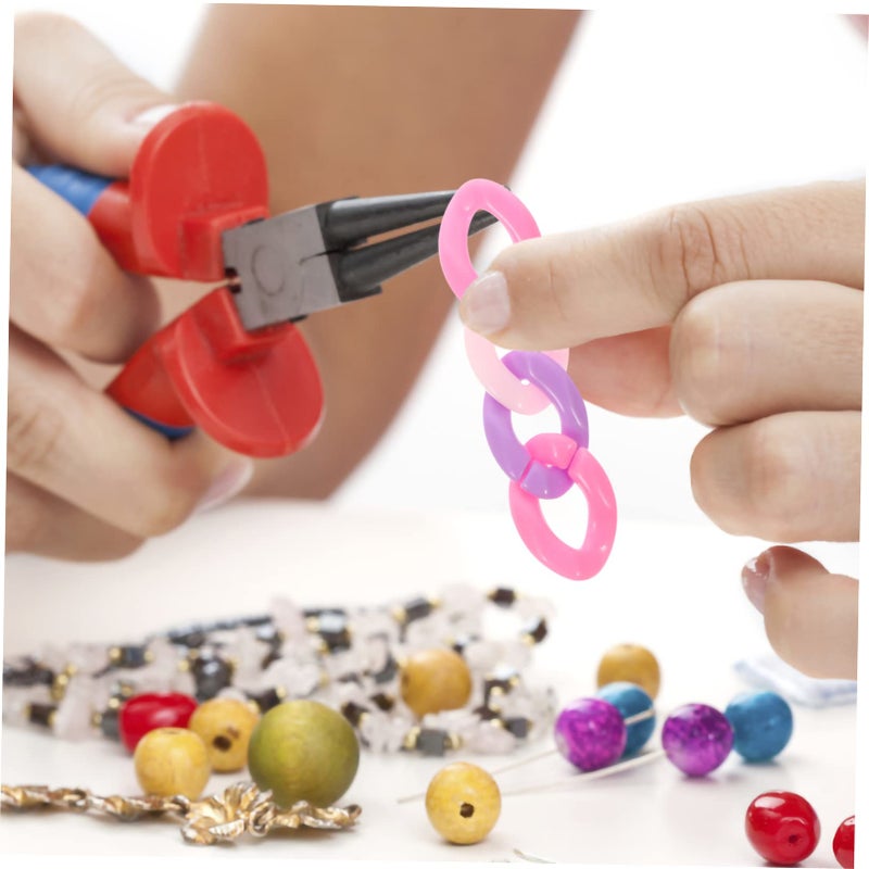 Colorful Self Buckling Chains For Necklace Making 900 Pieces 3 Pack Craft Accessories - Image 3