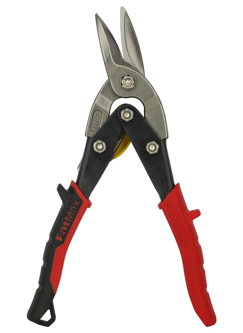Stanley STANLEY 2-14-562 FATMAX MaxSteel  Aviation Snips Left Cut Bi-Metal-254mm (Red & Black)  - Image 2