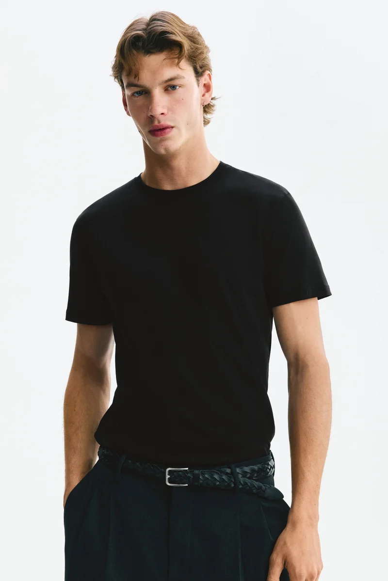 Slim Fit Pima cotton T-shirt