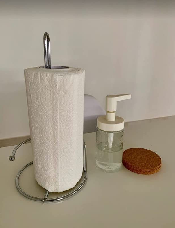 CR18 COLLECTION Steel Kitchen Roll Dispenser Stylish Napkin Paper Towel Holder Durable Tissue Roll Organizer for Easy Access in Kitchen - Image 5