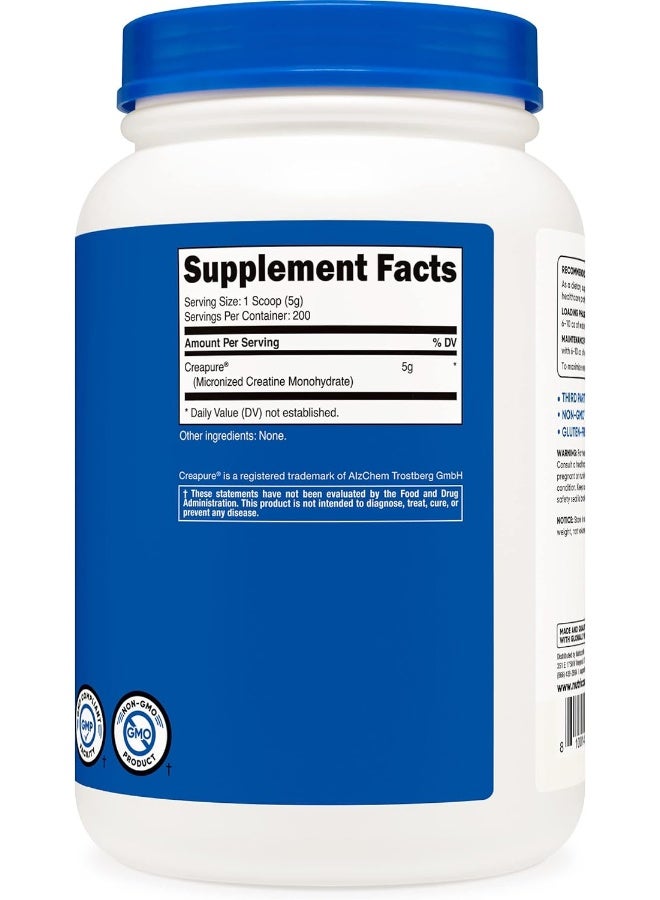 Nutricost Creapure® Creatine Monohydrate 1000 Grams - Image 4