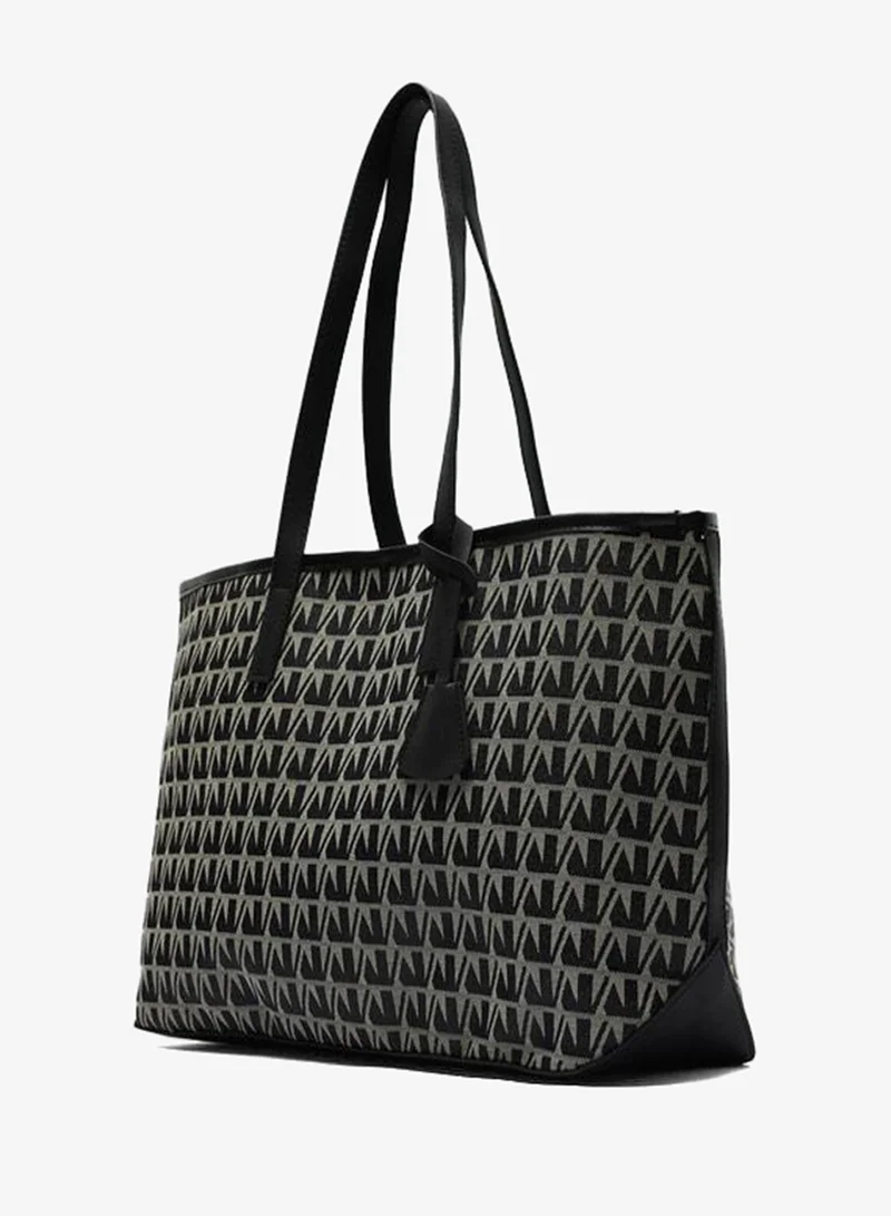 Shule Bags  Michelle Monogram Black Shoulder Bag. for Women | Best Price UAE