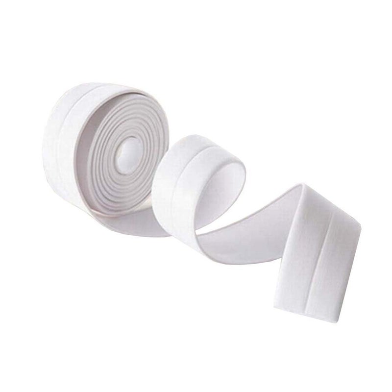 KaLaiXing Tub and Wall Caulk Strip Kitchen Caulk Tape Bathroom Wall Sealing Tape Waterproof Self-Adhesive Decorative Trim-white - 2724644831766 (Assorted Colors) - Image 1