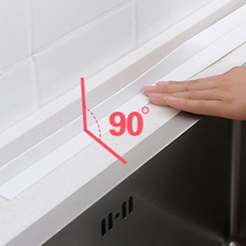 KaLaiXing Tub and Wall Caulk Strip Kitchen Caulk Tape Bathroom Wall Sealing Tape Waterproof Self-Adhesive Decorative Trim-white - 2724644831766 (Assorted Colors) - Image 2