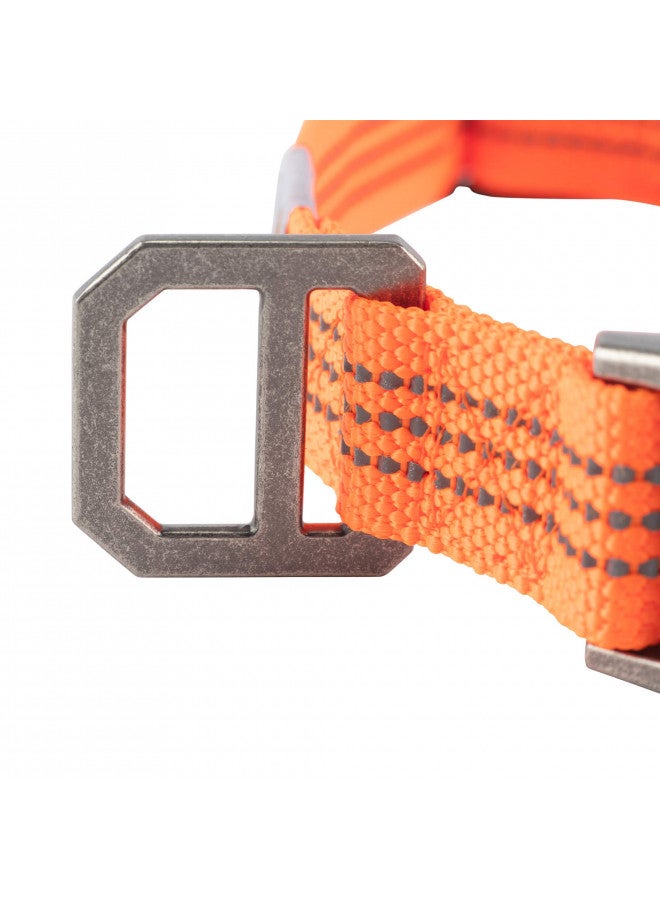 carhartt Carhartt Dog Collar Hunter Orange/Brushed Nickel Large  - Image 3