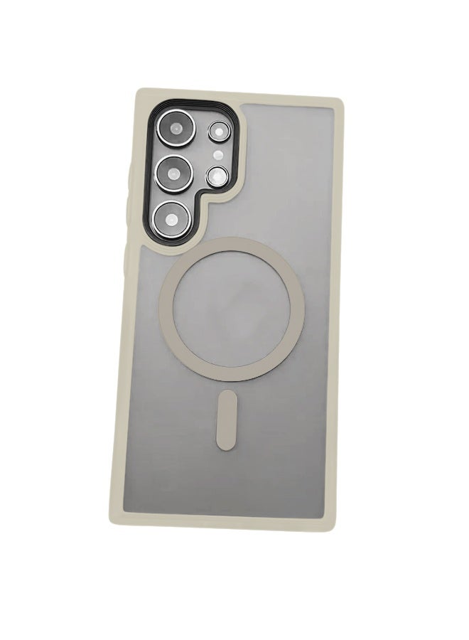 Frosted Magnetic Mobile Phone Case Protective Cover for SAMSUNG Galaxy S25ultra - Image 3