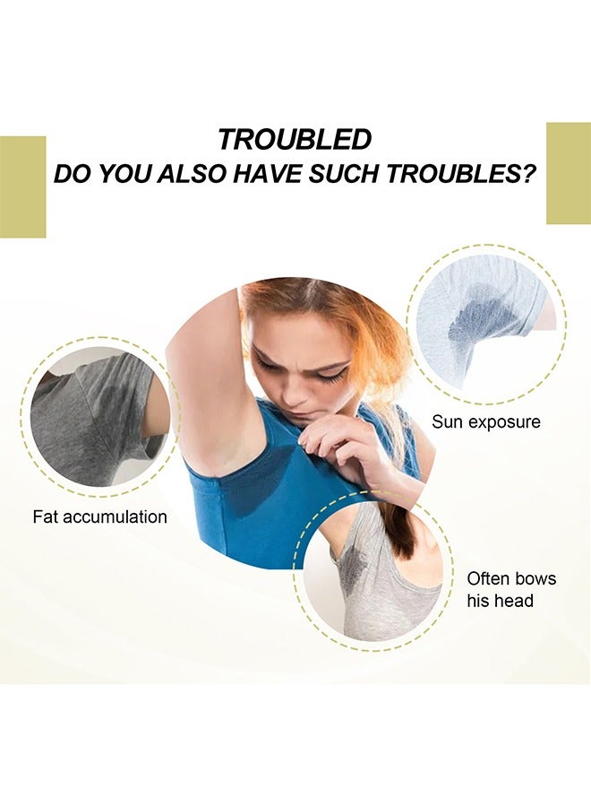 EELHOE Underarm Patch for Sweat-Absorption.  Underarm Anti-perspirant Tape Invisible Permanent Anti-perspirant Tape Ultra-thin summer anti-perspirant pad 12pcs, Disposable Anti Perspiration Absorbent Deodorant Prevention Pad, Armpit Antiperspirant Stickers for Women Men Reduce Armpit Sweat.  - Image 3