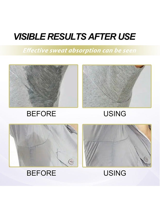 EELHOE Underarm Patch for Sweat-Absorption.  Underarm Anti-perspirant Tape Invisible Permanent Anti-perspirant Tape Ultra-thin summer anti-perspirant pad 12pcs, Disposable Anti Perspiration Absorbent Deodorant Prevention Pad, Armpit Antiperspirant Stickers for Women Men Reduce Armpit Sweat.  - Image 4