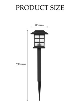 Solar Outdoor Lights,4 Pack Solar Path Lights, IP44 Waterproof Walkway Lights Outdoor, Garden Light, Solar-Powered Pathway Waterproof for Garden, Yard, Landscape and Driveway(Warm White) - view 2
