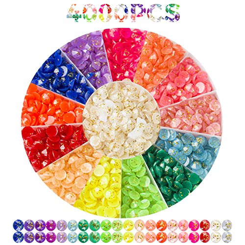Forever young 4000PCS Glitter Beads for Diamond Painting, Diamond Painting Beads, Diamond Painting Accessories, 20 Colors Round Diamond Painting Drills Flatback Rhinestones for Crafts, Bead Art or Nails Art, 2.8MM - Image 1