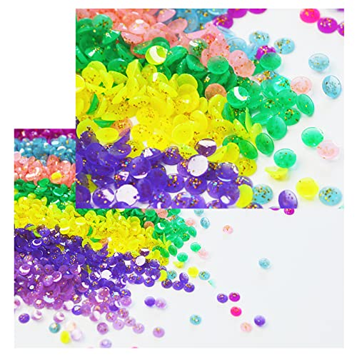 Forever young 4000PCS Glitter Beads for Diamond Painting, Diamond Painting Beads, Diamond Painting Accessories, 20 Colors Round Diamond Painting Drills Flatback Rhinestones for Crafts, Bead Art or Nails Art, 2.8MM - Image 5