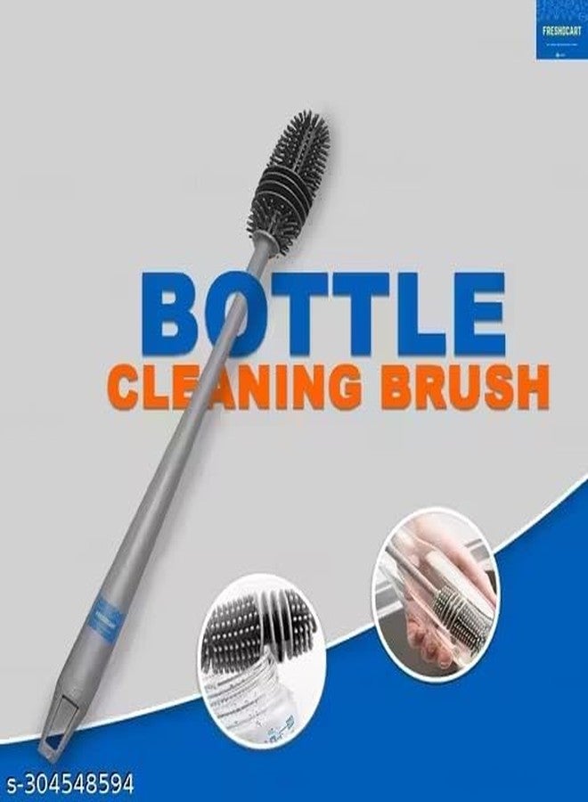 Tiyafuro Bottle Cleaning Brush with Long Handle, for Water Bottles, Narrow Neck Containers, Vases and Glassware, Pack of 1 - Image 2