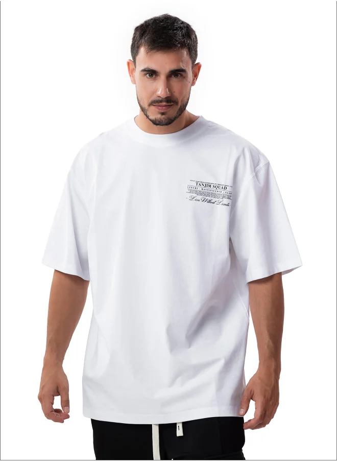 فريق تنجيم TANJIM SQUAD - PURPOSE T-SHIRT WHITE