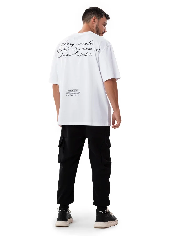 Tanjim Squad TANJIM SQUAD - PURPOSE T-SHIRT WHITE