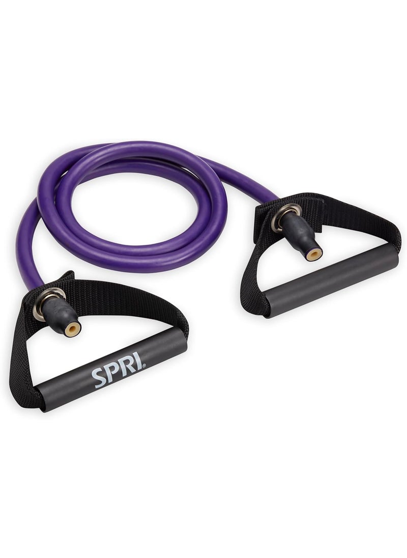 SPRI SPRI Xertube Resistance Bands with Handles – All Exercise Cords Sold Separately with Home Gym Workout Fitness Door Anchor Attachment Option  - Image 1