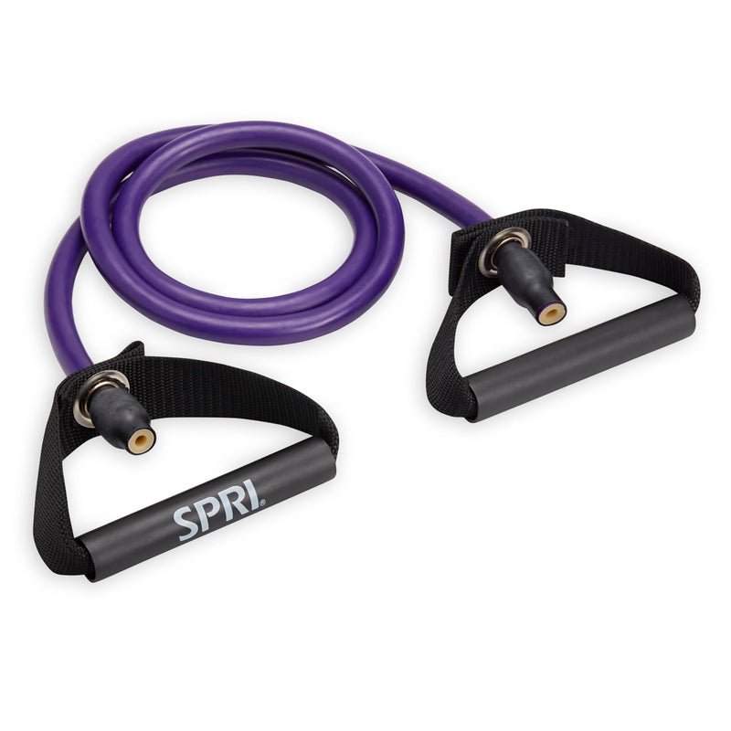 SPRI Xertube Resistance Bands with Handles â€“ All Exercise Cords Sold Separately with Home Gym Workout Fitness Door Anchor Attachment Option - Image 1