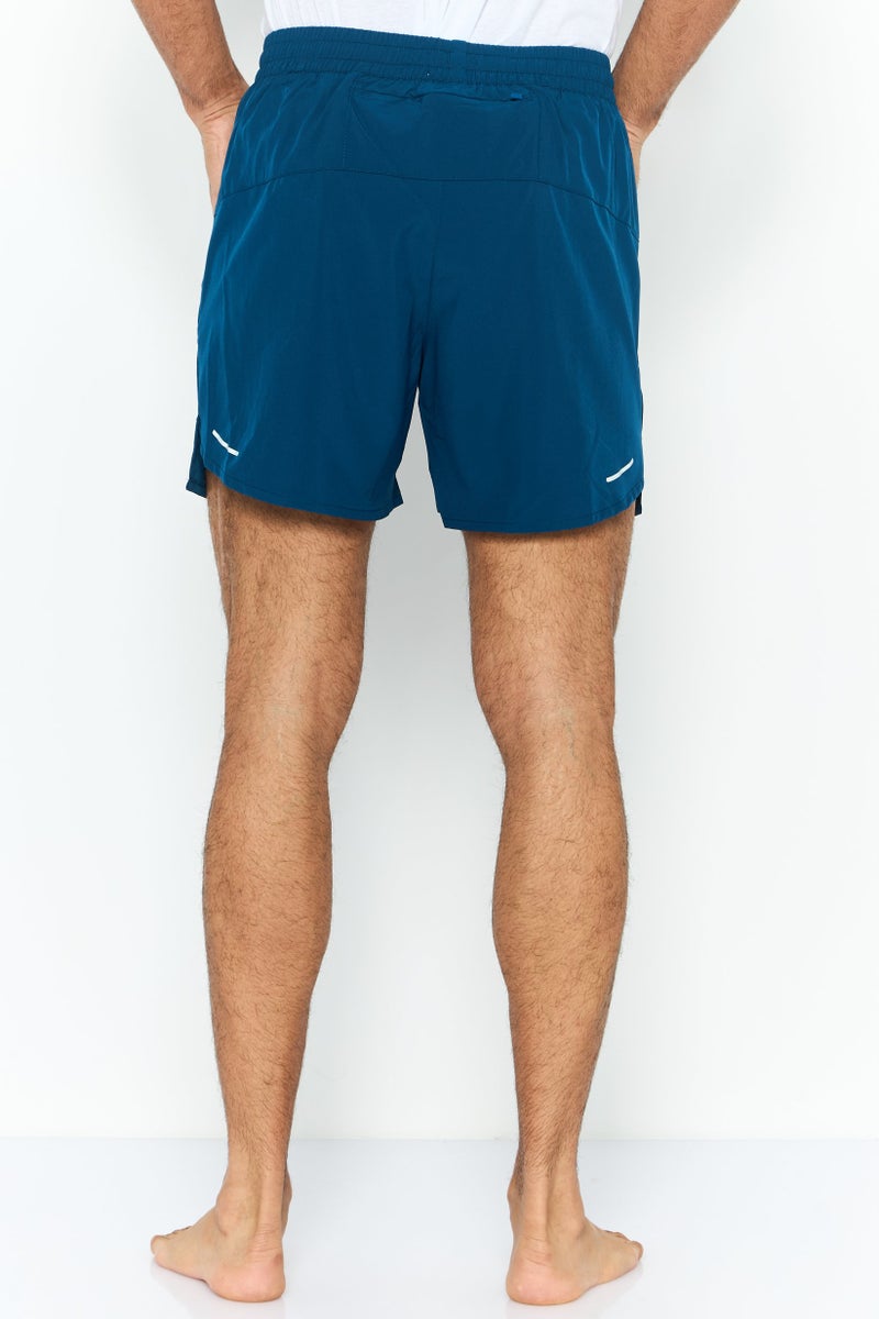 DKNY Men Brand Logo Board Shorts, Poseidon - Image 4