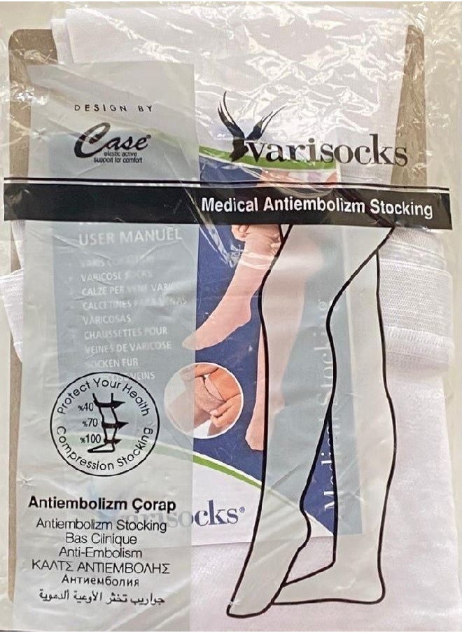 ABC orthopedic health products - Anti-embolism stockings ,  anti-embolizm  Socks - thigh high knee stockings, venous thrombosis recovery edema compression stockings - Image 1