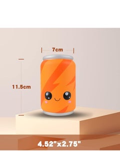 Excefore 4.9 Inch Squishies, Slow Rising Stress Relief Toy in Orange Can Design for Kids and Adults  - Image 2