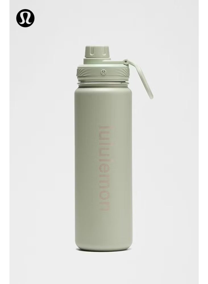 Lululemon Stainless steel sports vacuum insulated water bottle, suitable for holding water, iced tea, hot tea, etc., with a capacity of 710 milliliters - Image 1