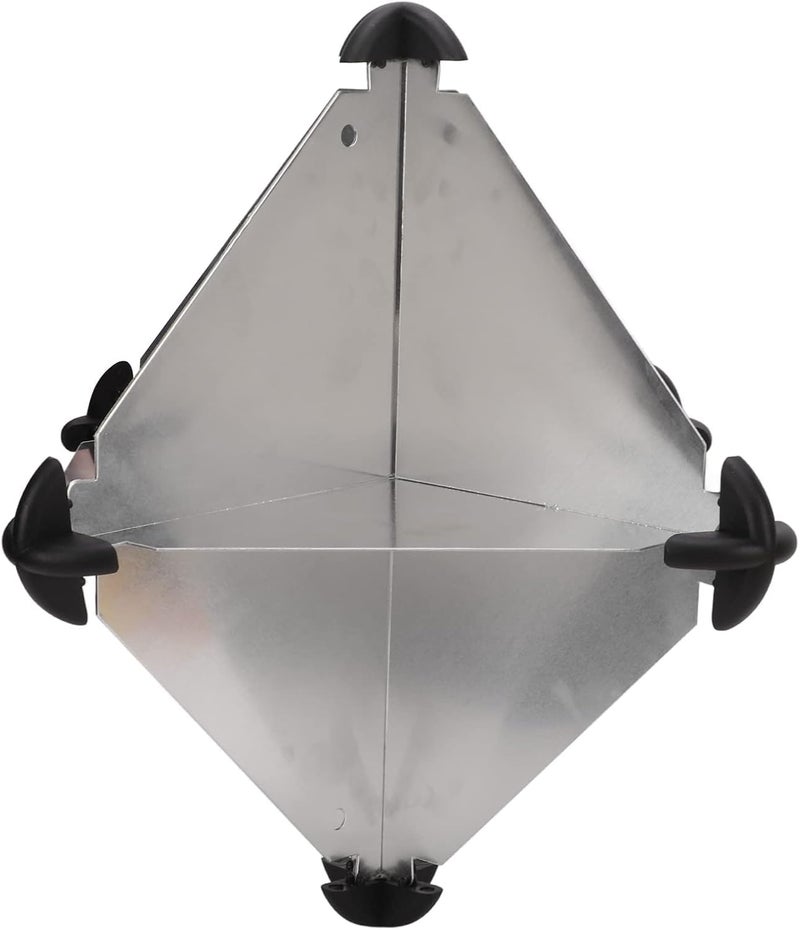 Reflectors 10pcs Boat Marine Aluminum Reflector Octahedral Type 12x12 Inches for Sailboats Motorboat
