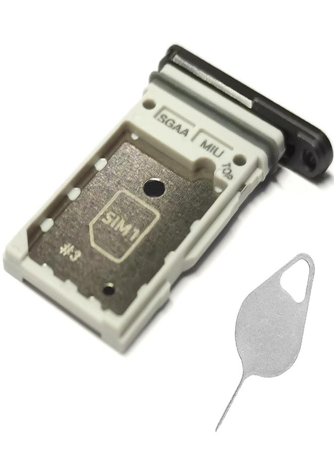 Bestdealing Galaxy S23 FE SIM Card Tray Dual Replacement S23FE Sim Card Slot Holder for Samsung Galaxy S23 FE 5G 6.4" S711 S711W SM-S711U Sim Card Tray Repair Part with Opening Needle (Graphite) - Image 1
