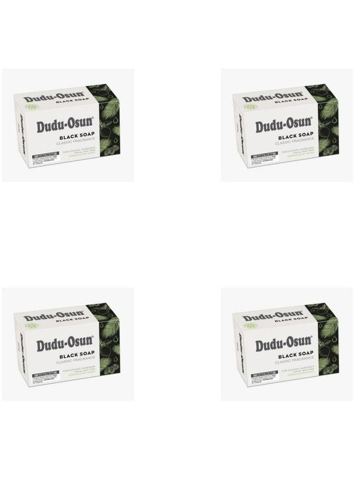 Dudu-Osun Dudu Osun Black Soap CLASIC FRACRANCE 150 gm 4 PCS  - Image 1