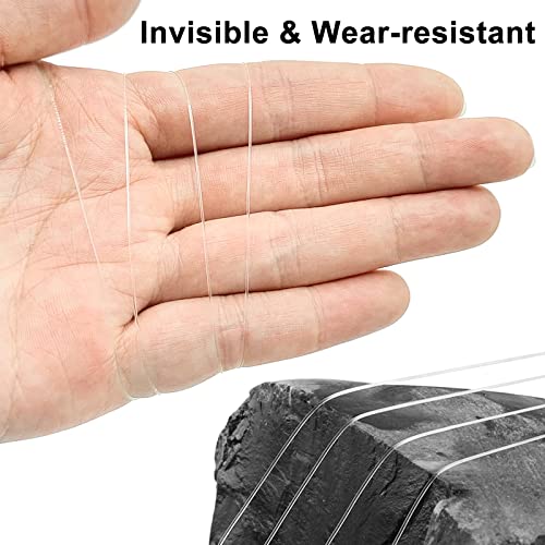 Cerpourt Clear Fishing Wire,755FT Monofilament Fishing Line,Clear String for Hanging,Strong Wire Invisible Nylon Thread for Hanging Balloon,Garland,Picture,Crafts,Decorations,Suitable for Beading Sewing - Image 4
