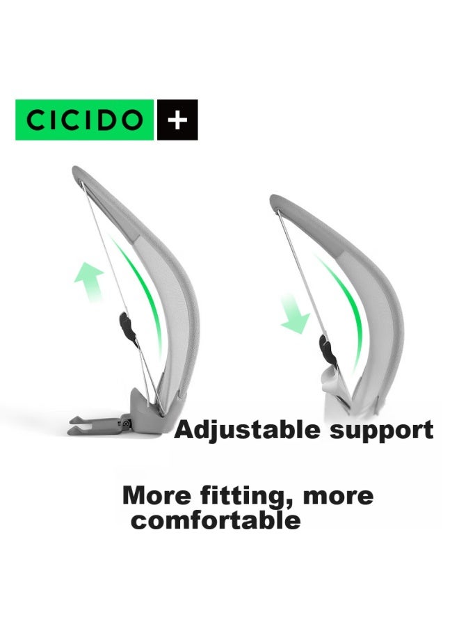 Cicido Car Lumbar Support, Summer Breathable Waist Cushion, Seat Back Support, Waist Pad, Car Waist Support, Car Cushion, Back Support Pillow - Image 4