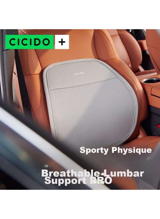 Cicido Car Lumbar Support, Summer Breathable Waist Cushion, Seat Back Support, Waist Pad, Car Waist Support, Car Cushion, Back Support Pillow - Image 5