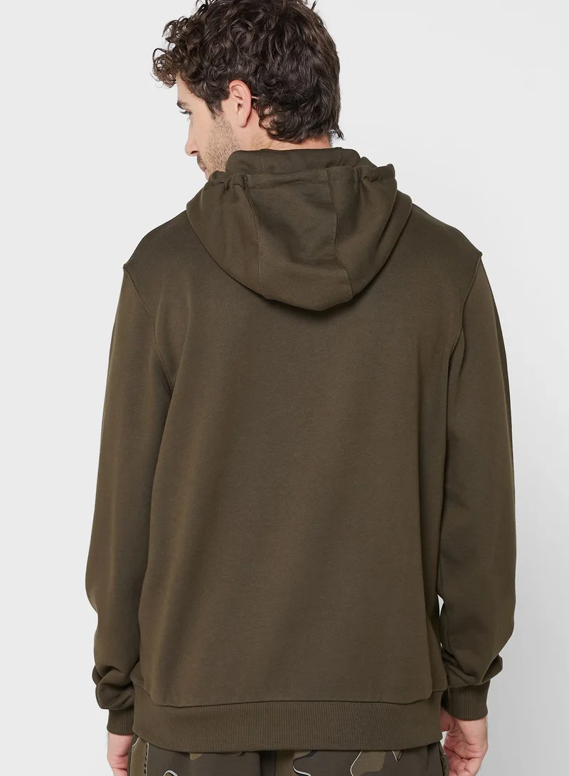 HUGO Logo Printed Hoodie