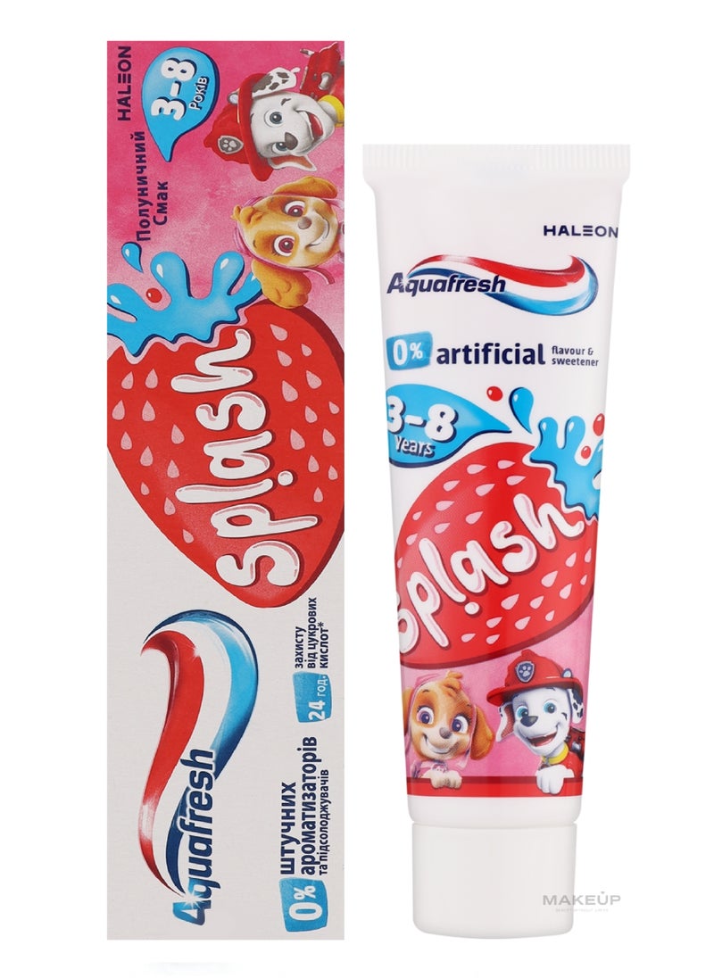 Aquafresh AQUAFRESH SPLASH 3-8 STRWBERRY T/P 