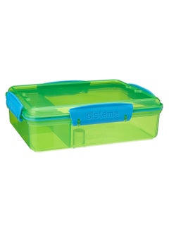 sistema Sistema Lunch Snack Attack Duo Lunch Box 975 ml BPA-Free Assorted Colours  - Image 2