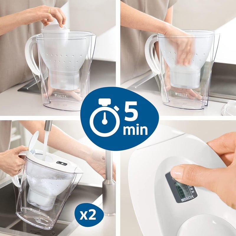 BRITA MAXTRA+ replacement water filter cartridges, compatible with all jugs -reduce chlorine, limescale and impurities for great taste - single - Image 3