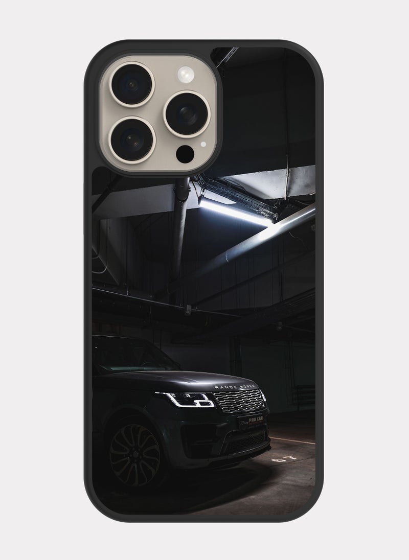 بكسلات كفر ايفون 15 برو ماكس لاند روفر رنج روفر ابيض - Image 1