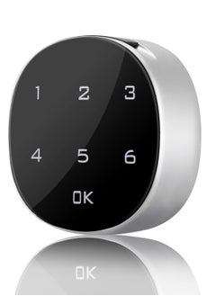 KASTWAVE Digital Electronic Coded Lock,Touch Screen Password Furniture Privacy Lock for Cabinet Mailbox File Sauna Drawer School Lockers,Easy to Install（2.56 Inch, Blcak）  - Image 1