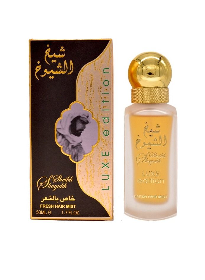 Lattafa Sheikh Al Shuyukh Luxe Edition Hair Mist by Lattafa for Women, Eau de Parfum, 50ml.  - Image 1