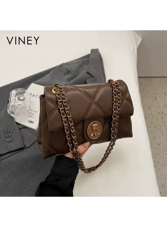 Viney Vintage Underarm Chain Bag Women's Light Luxury Crossbody Shoulder Bag Birthday Women's Day Gift - Image 2