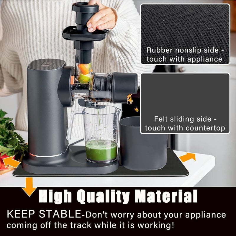 LonlyEagle Kitchen Appliance Sliders 360 Degree Rotation Moving on Counter, Appliance Slider Cut to Fit, Mat for Kitchenaid Mixer with Kitchen Accessories,Appliance Mover for Espresso Machine, Food Processor - Image 2