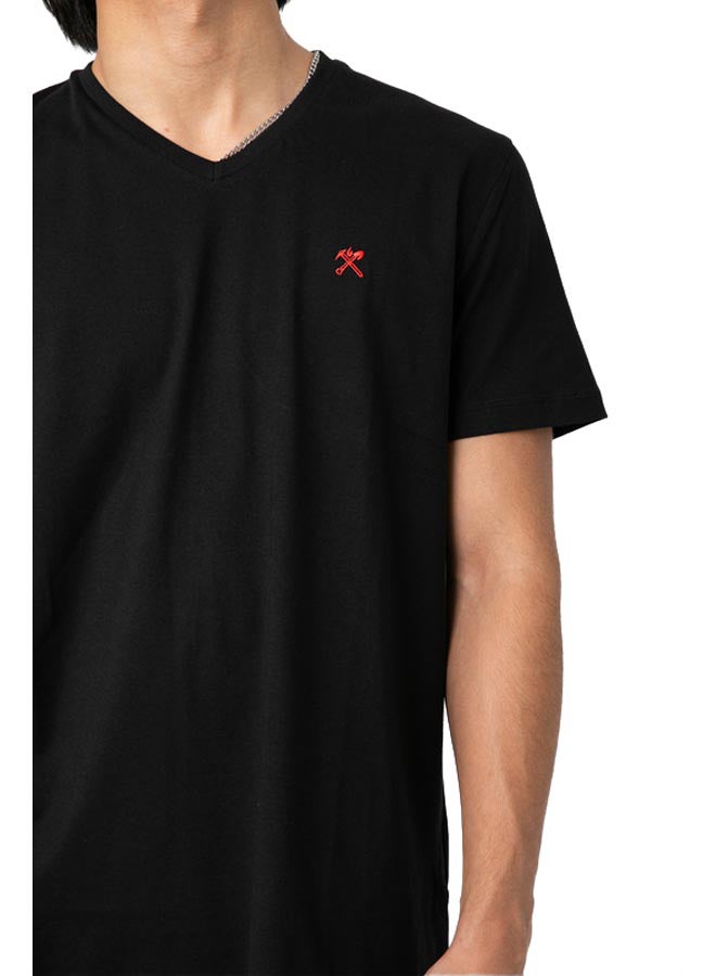 Marco Bergamo VNeck T-Shirt With Logo  - Image 5