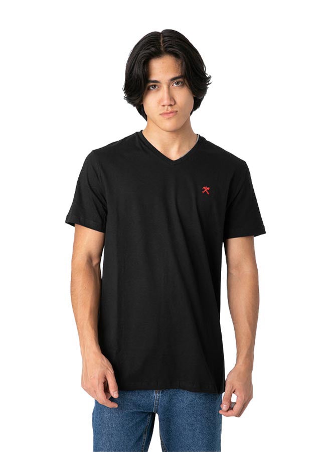 Marco Bergamo VNeck T-Shirt With Logo  - Image 2
