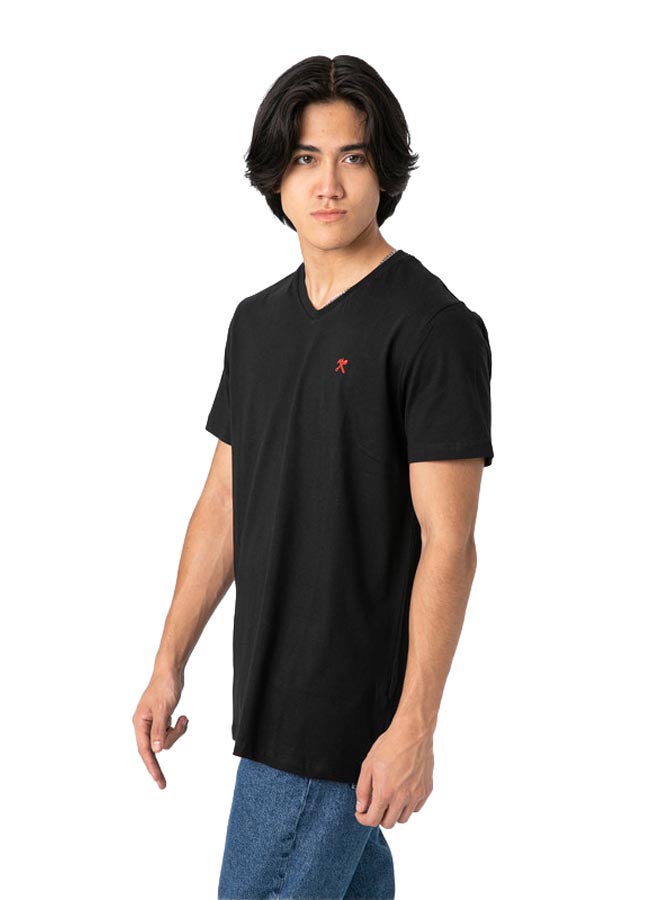 Marco Bergamo VNeck T-Shirt With Logo  - Image 3