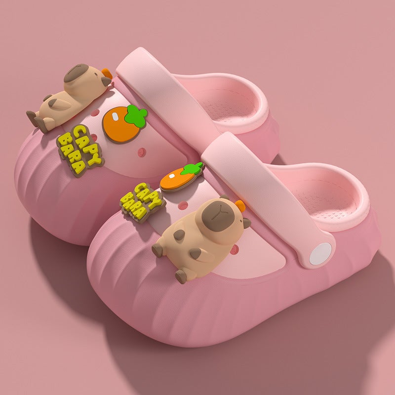 Three-Dimensional Kapibara Kidsren'S Clogs New Summer Boys' Non-Slip Slippers Baby Girls' Sandals - Image 1